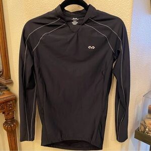 MCDAVID Black Compression Long Sleeve Top Size Small